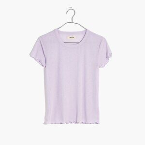 Madewell Sheer Summer Baby Tee in Lilac